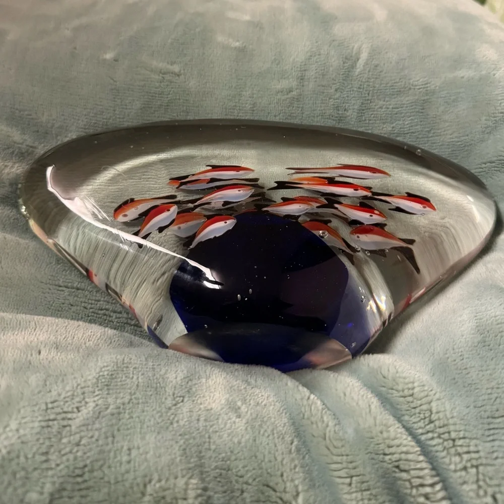 Handcrafted Glass Fish Aquarium Decor